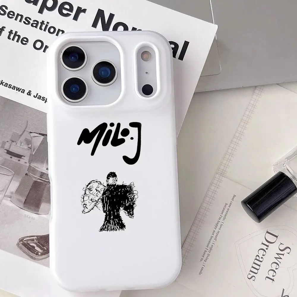 

Argentinian M-Milo j Rapper Phone Case For iPhone 17 16 15 14 13 12 11 Pro Max Plus Mini Case Clear Jelly Shockproof Soft Cover