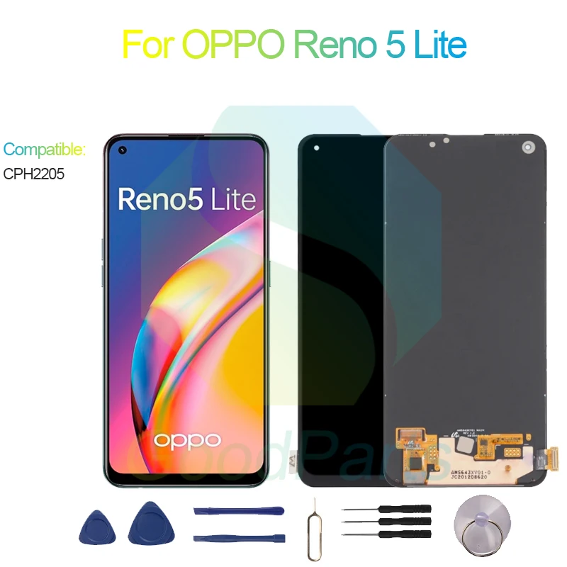 For OPPO Reno 5 Lite LCD Display Screen 6.43