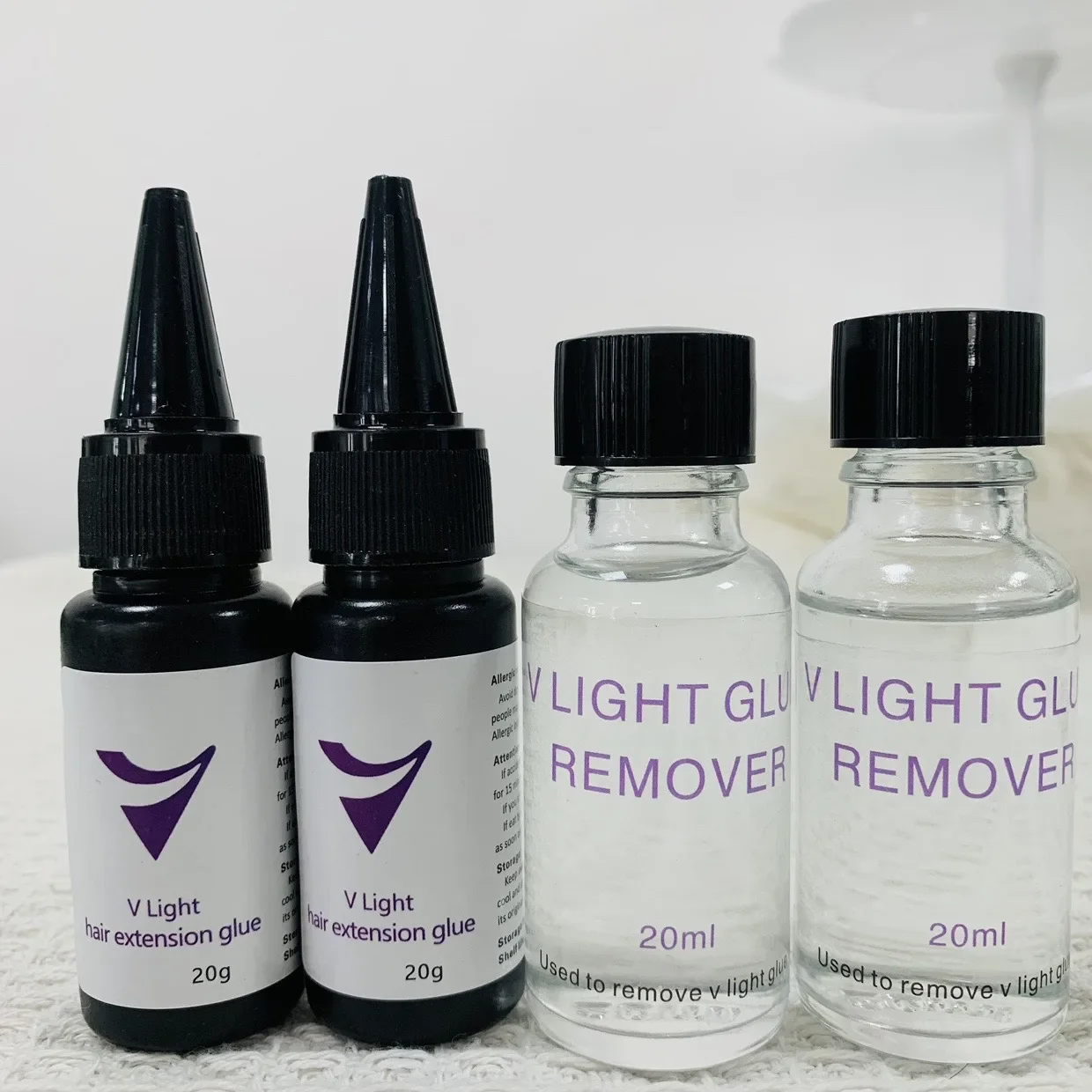 

Технология V-Light, клей для наращивания волос, клей для наращивания волос V-Light, средство для удаления клея, 20 г для установки парика