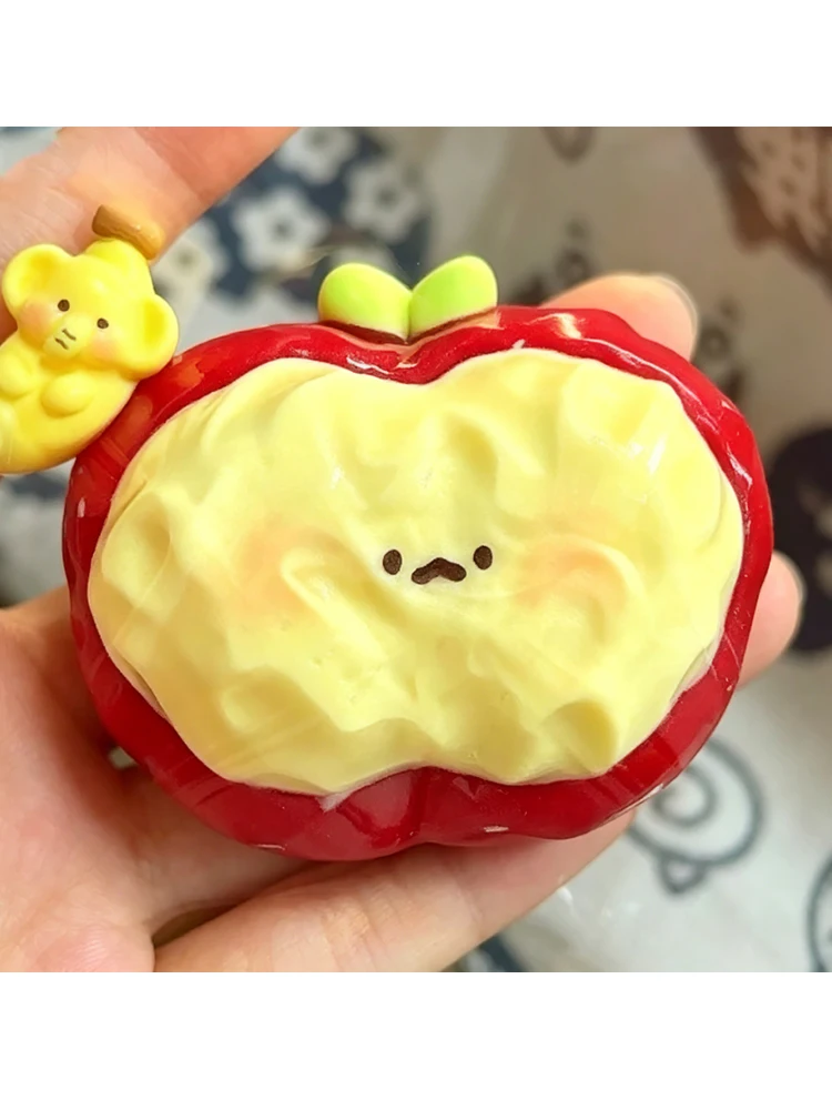 100+ Random Styles Squishy Surprise Blind Box, Kawaii Stress Relief Squeeze Fidget Toys, Assorted Novelty Sensory Desk Gift view 4
