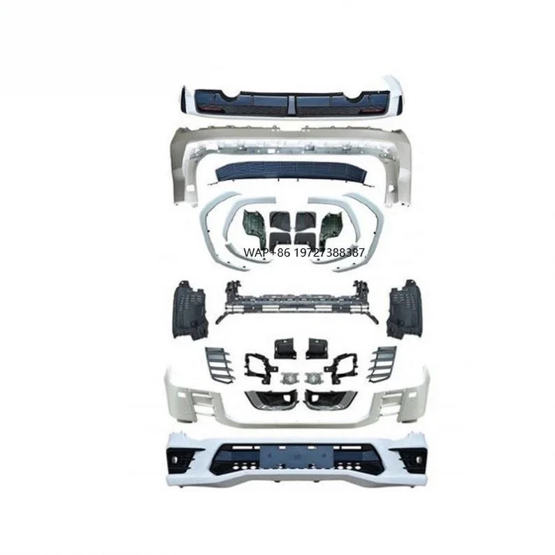 Lc300 Upgrade Middle East Style Front and Rear Bumper Grille Spoiler Wheel Eyebrow Body Kit for 2022-2023 Land Cruiser