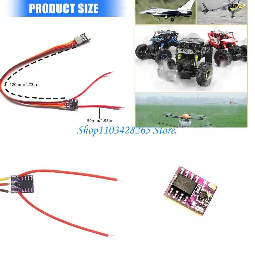 

Матовый ESC 1,6 А для модели автомобиля и лодки с дистанционным управлением. Отлично подходит для мотора без сердечника N20