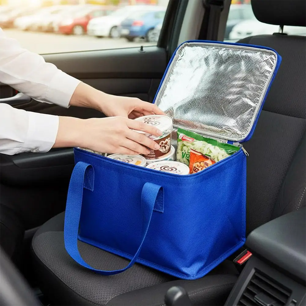 Outdoor Portable Insulation Cooler Bag Thermal Bag Picnic Lunch Bento Thermal Box Cooler Box Drink Beer Refrigerator Organizer