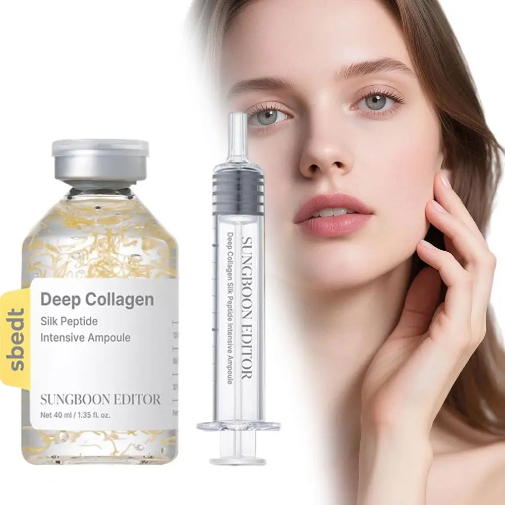 Collagen Peptide Anti-Aging Ampoule Deep Hydration Repair Skin Barrier Reduce Fine Lines Serum