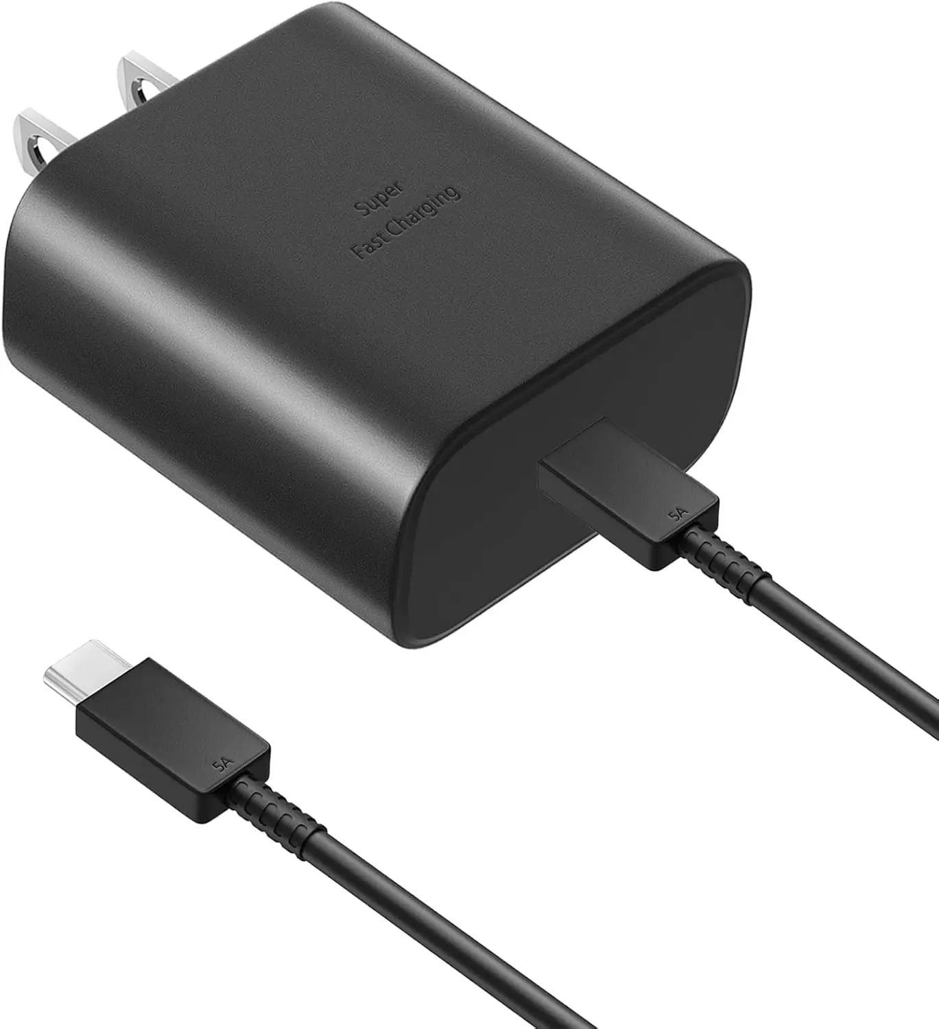 

45W Super Fast Charger USB C Charger Block with 6.6FT Cord for Samsung Galaxy S26/S25/S24/S23/S22/S21/S20/Note 20/Note 10, Black