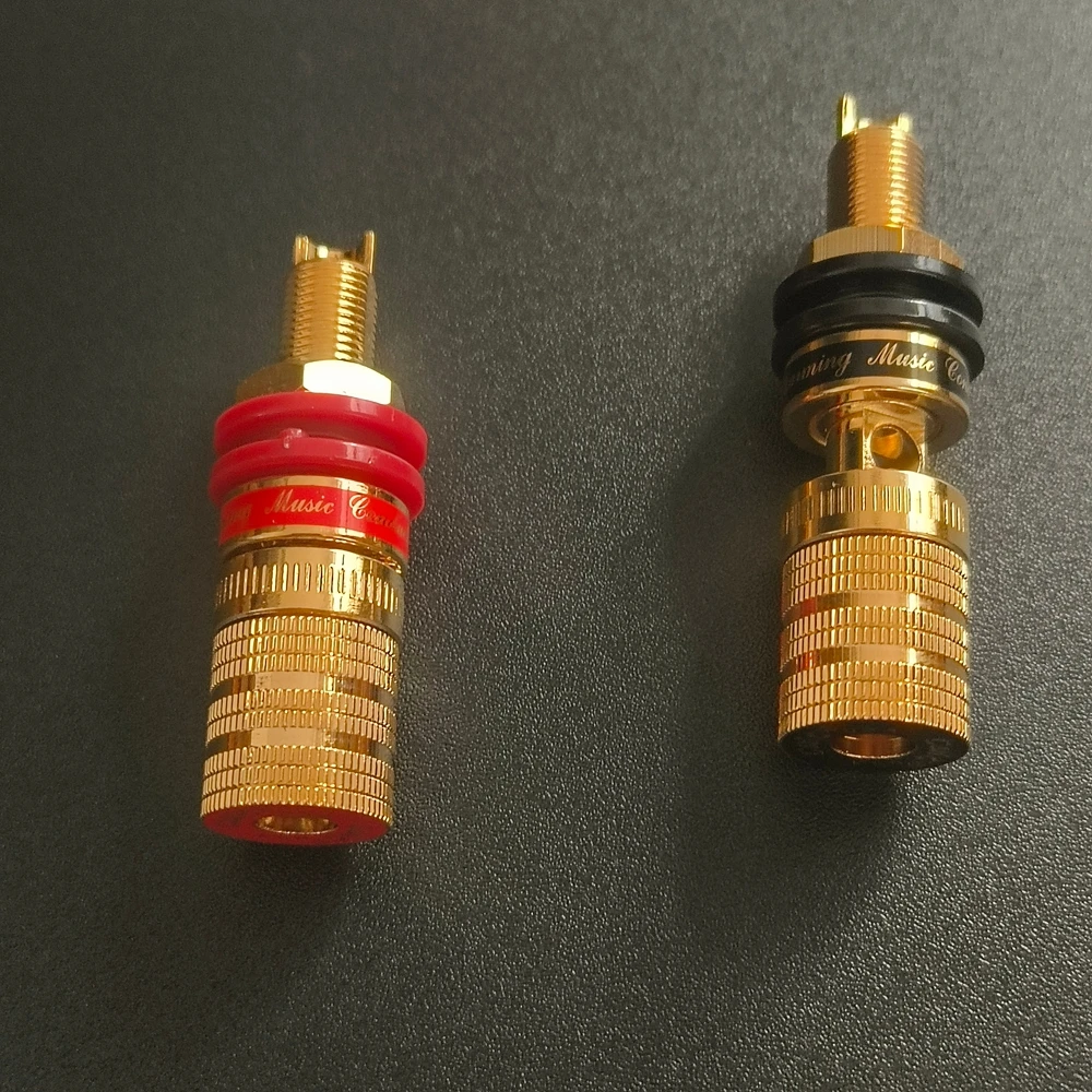 Hifi Audio 4 Stück CMC-838-S CMC Vergoldete OFC Lautsprecher-Verstärker Anschlussklemme Bananenstecker Buchse Ausgangsanschluss – Detail 5