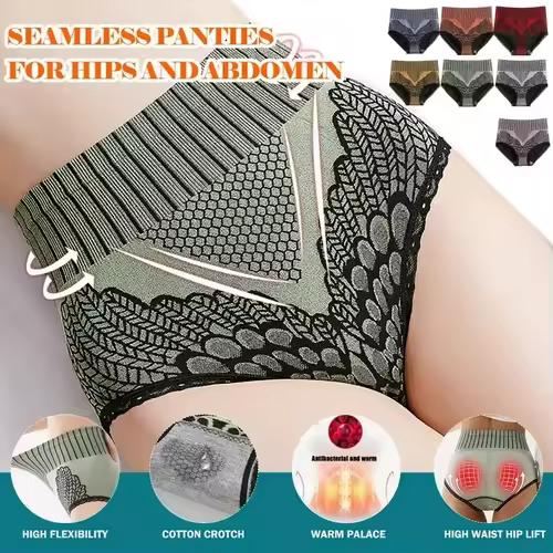 Women Seamless Panties Underwear Female High Waist Brief Hip Lift Underpanties Breathable Underpant Sexy Lingerie Body Shaper - Image 2
