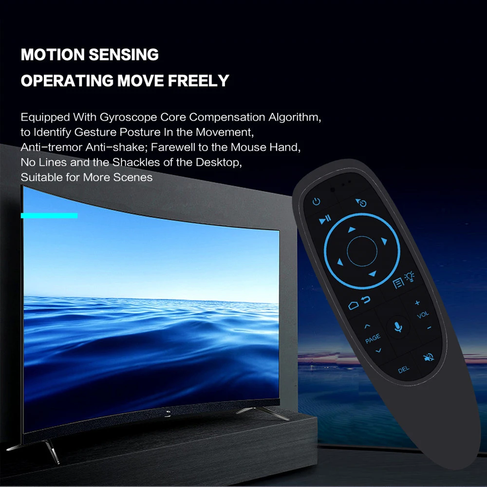 G10S Air Mouse Voice Remote Control 2.4G Wireless Gyroscope IR Learning G10S Pro for H96 MAX X88 PRO Android TV Box HK1 ﻿