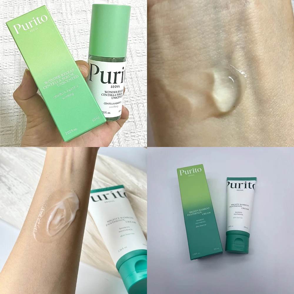 Suero Facial coreano Purito Centella Asiatica para todo tipo de piel calmante hidratante crema de esencia de bambú cuidado de la piel