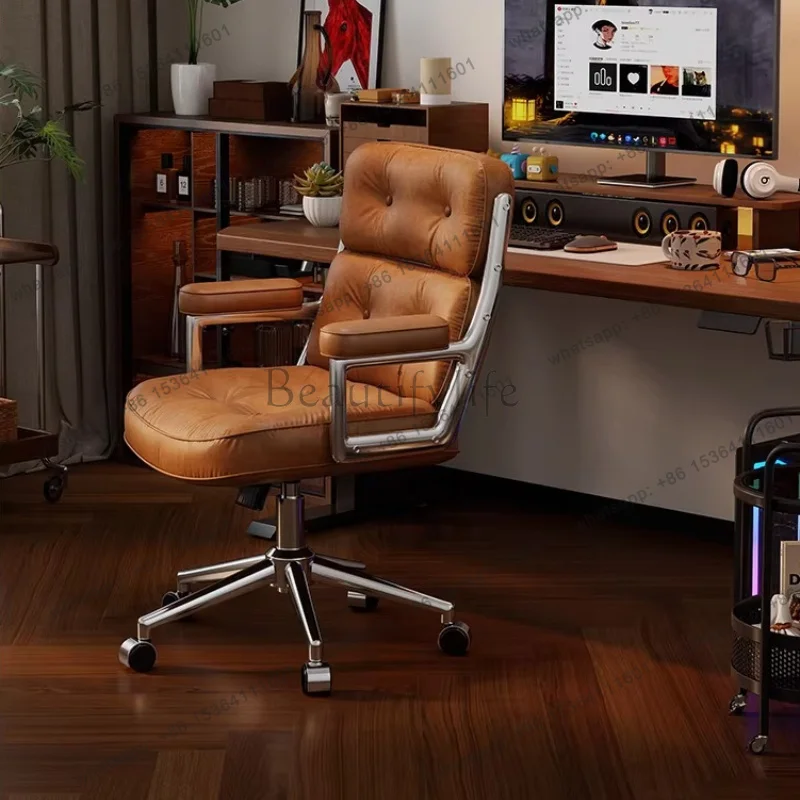 Computer Designer Office Chair Nordic Comfortable Lightweight Backrest Office Chair Relaxing Luxury Mobilya Trendy Furniture