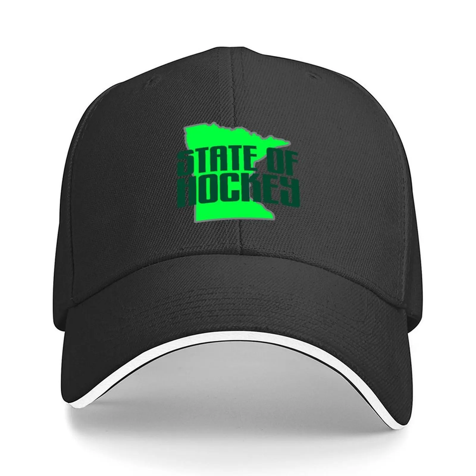 

minnesota state of hockey Baseball Cap Designer Hat Snap Back Hat fun hats Hat Baseball Cap Caps For Women Men's