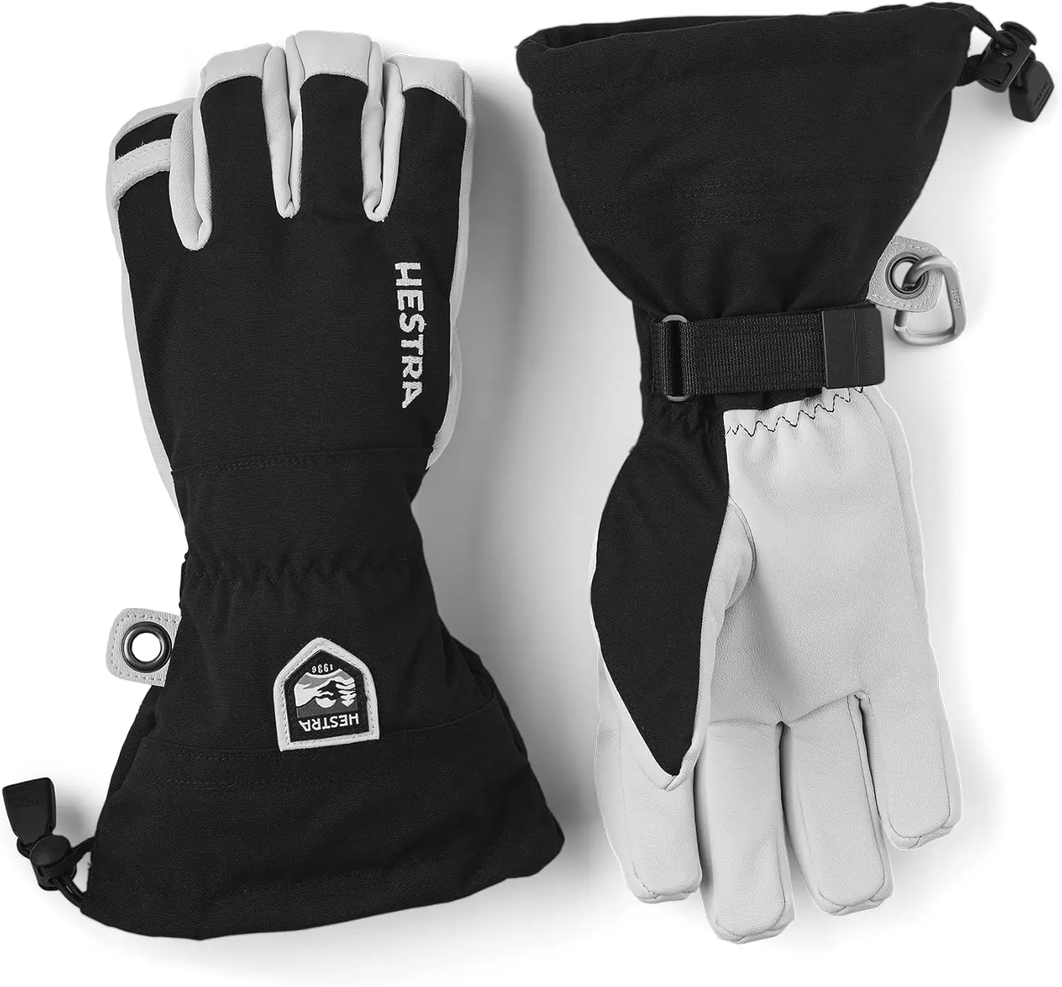 

Army Leather Heli Ski Glove, 5-Finger Glove for Skiing & Snowboarding for Men & Women