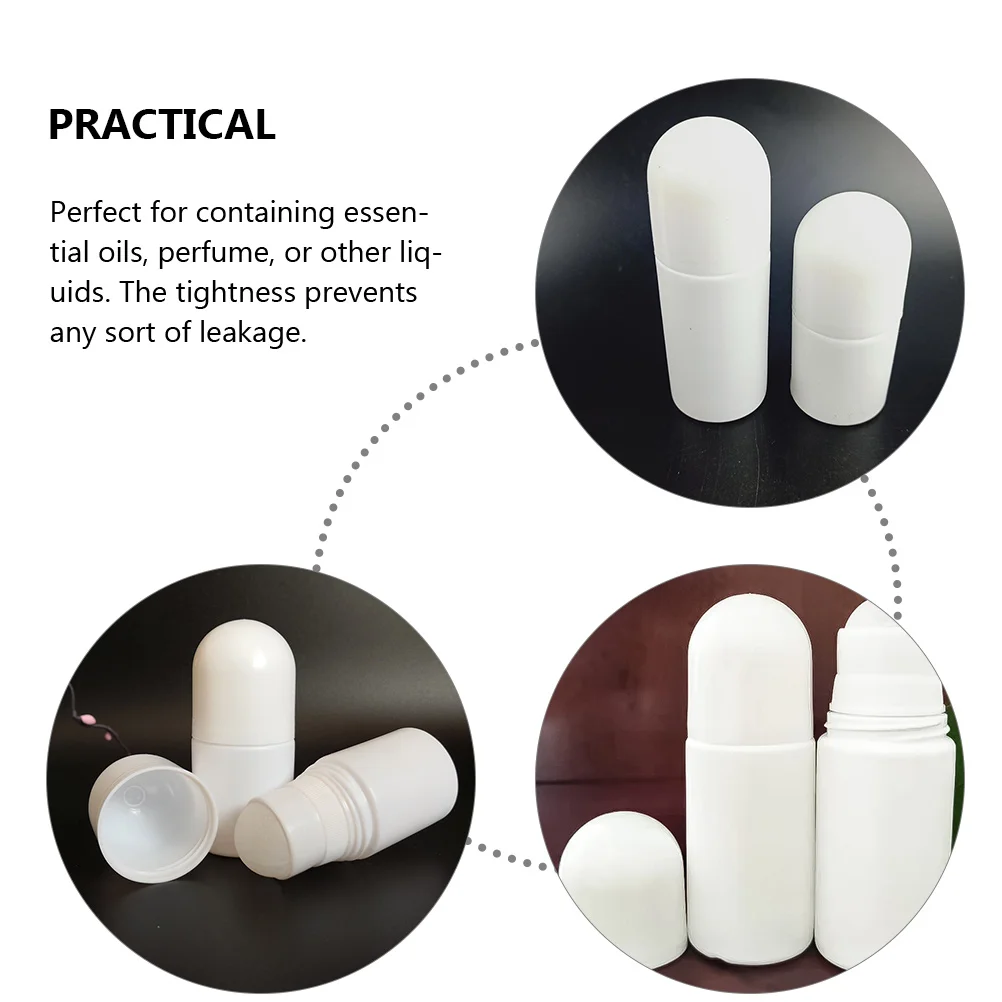 

20 Pcs Bottles Essential Oil Containers Portable Travel Small PE Empty Leak Portable Roller Bottles Proof Perfume