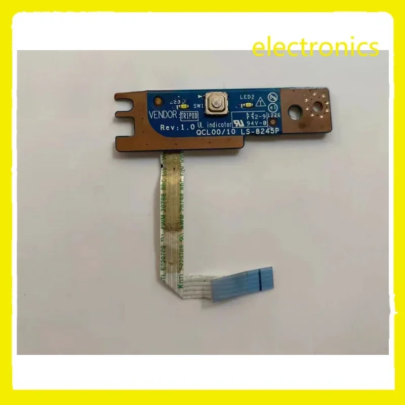 Original para DELL 5520 7520 Placa de botón de encendido Placa de interruptor LS-8245P