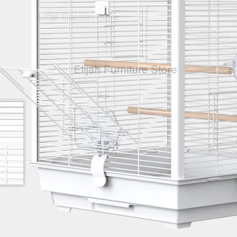 

Modern Parrot Bird Cage Large Metal Feeder Budgie Passaros Hamster Cage Palomas Rabbit Gabbia Per Uccelli Pet Furniture CY50BC