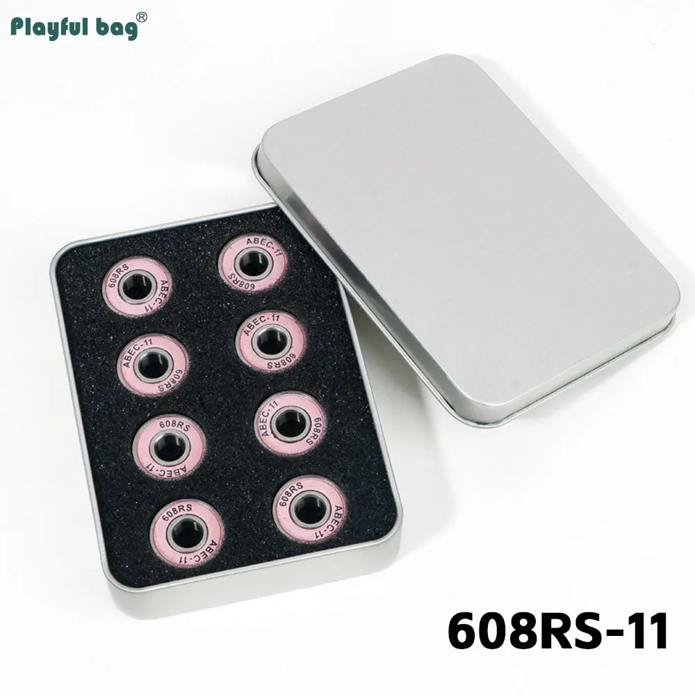 8 قطعة/المجموعة 608 محامل 608RS-9 608RS-11 عجلات التزلج Accessroies لوح التزلج زلاجات دوارة AMB312