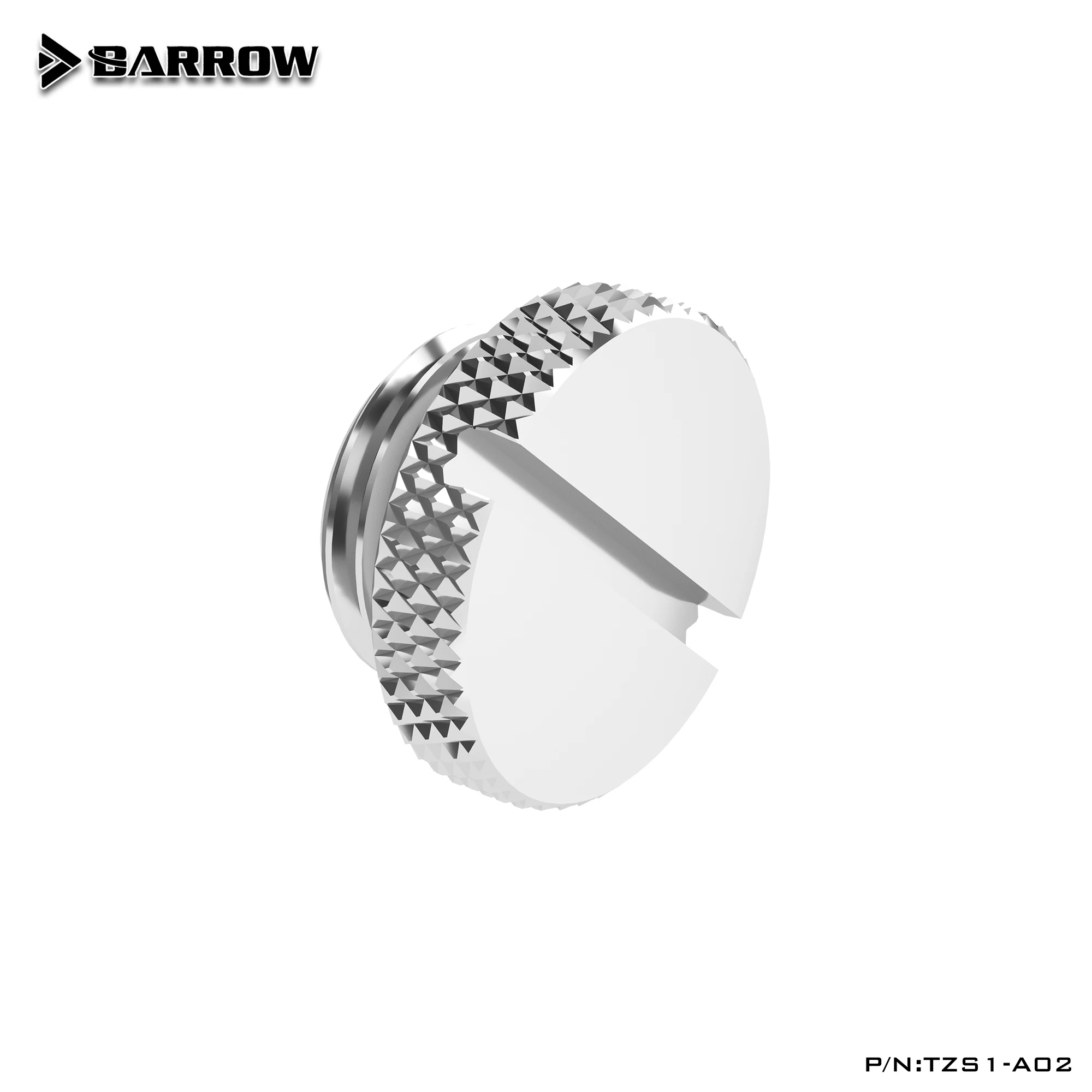 Barrow G1/4 "tappo di arresto raccordo-con fessura per monete nero, argento, bianco, oro per raffreddamento ad acqua trasparente TZS1-A02