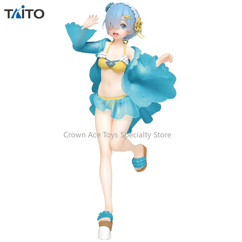 TAiTO Precious Figure Re:Zero Starting Life in Another World Rem Renewal Edition 23cm Anime Action Model Gifts Doll Trendy Toys