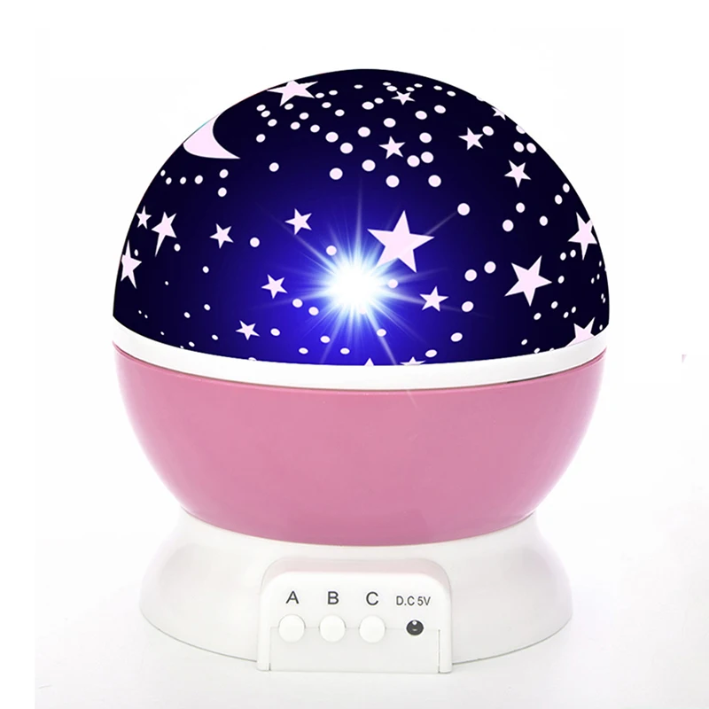 Star Projector Moon Light Star Night Light LED Star Light Bedroom Performance Party Rechargeable Children's Night Light