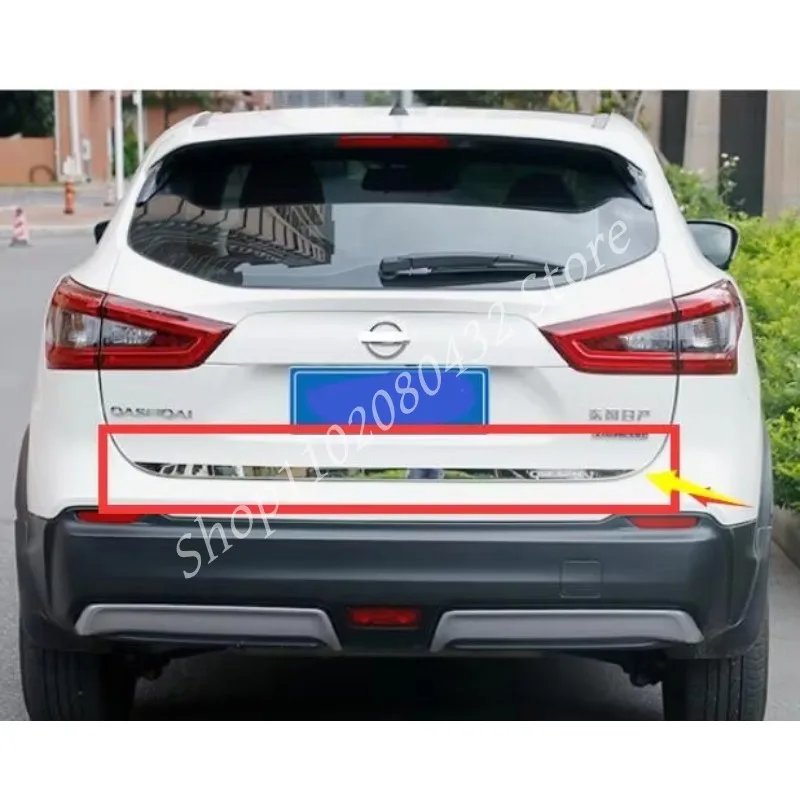 

High quality stainless steel Rear Trunk Lid Cover Trim Car-styling For Nissan Qashqai J11 2016 2017 2018 2019 2020 2021