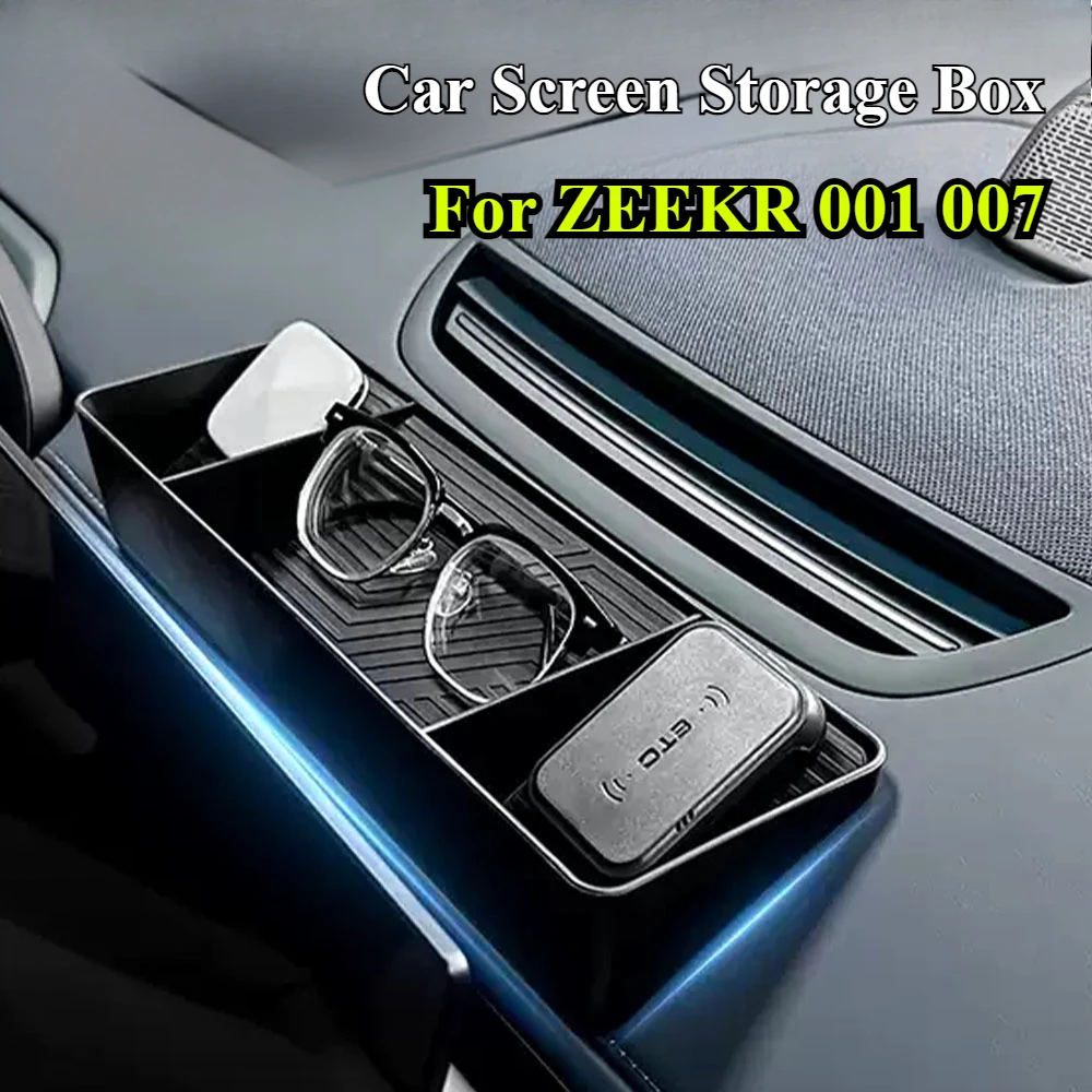 

Fit For ZEEKR 001 007 2021-2023 2024 Car Navigation Screen Storage Box Dashboard Organizer Tissue Box Interior Accessories