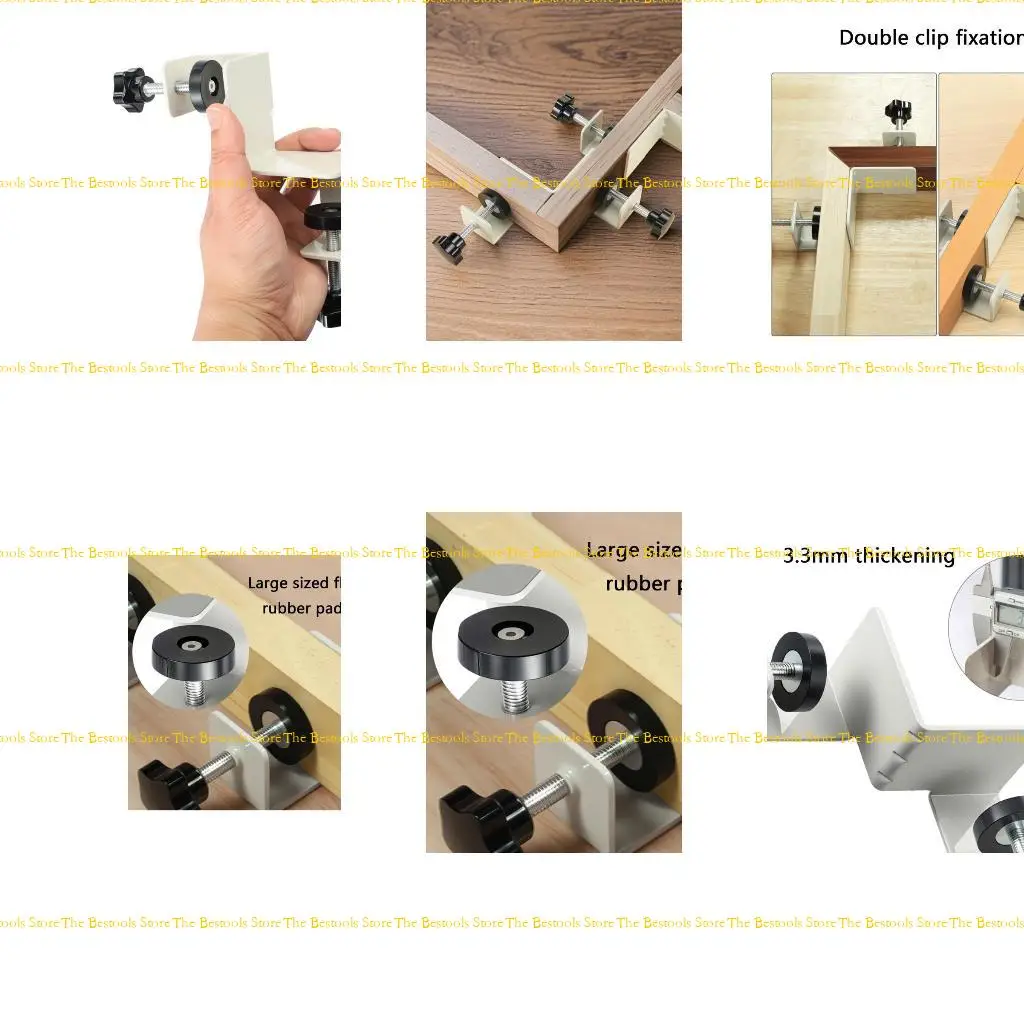 

12pf Heavy Duty 90Degree Woodworking Corner Cornlamp для точного угла в мебель