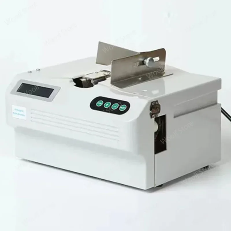 آلة الربط التعريفي الذكية آلة ربط الحزام الورقي متعددة الأغراض آلة ربط الأوراق النقدية ورقة TapeBaler 220 فولت