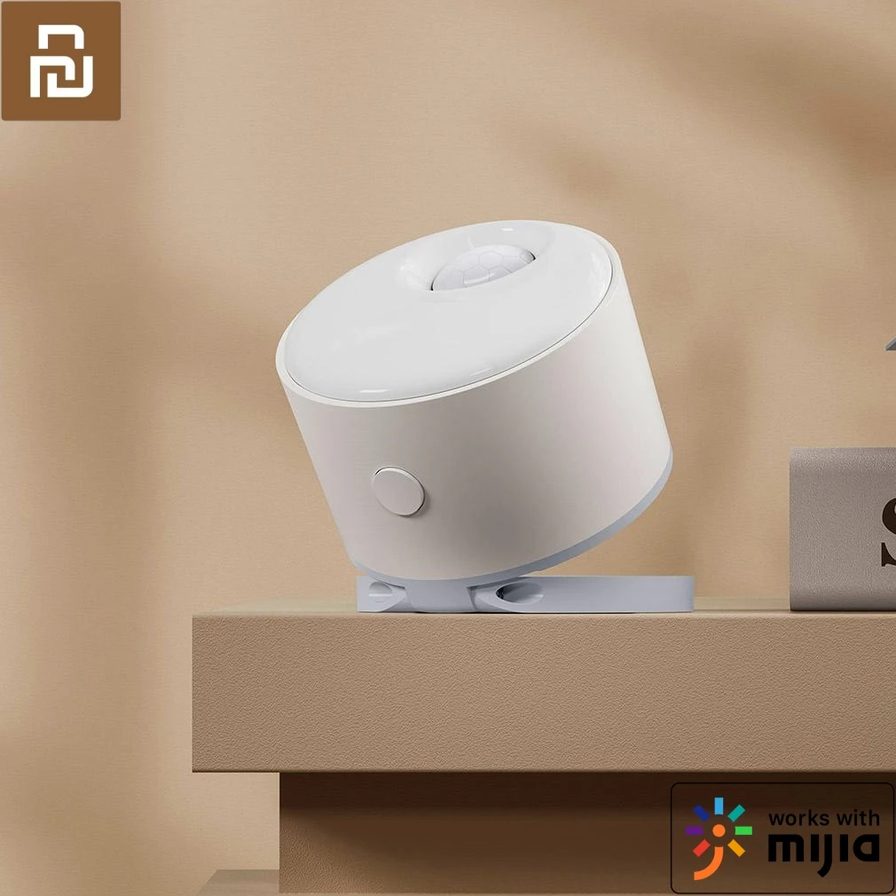 Youpin linptech مستشعر الإنسان ES3 بلوتوث رادار الأشعة تحت الحمراء الاستشعار 3in1 جسم الإنسان التعرف الساكن 360 °   حساسية الزاوية