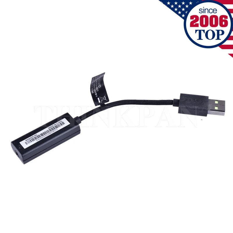 USB Sound Card Adapter for For Razer Blackshark V2 pro Wireless Gaming Headphones