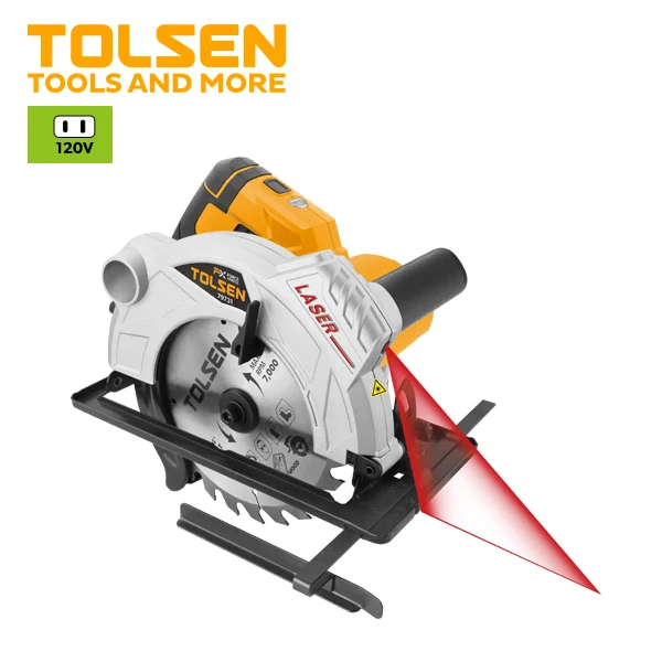 

TOLSEN 79732 120v 60hz 4500rpm Portable Mini Circular Saw