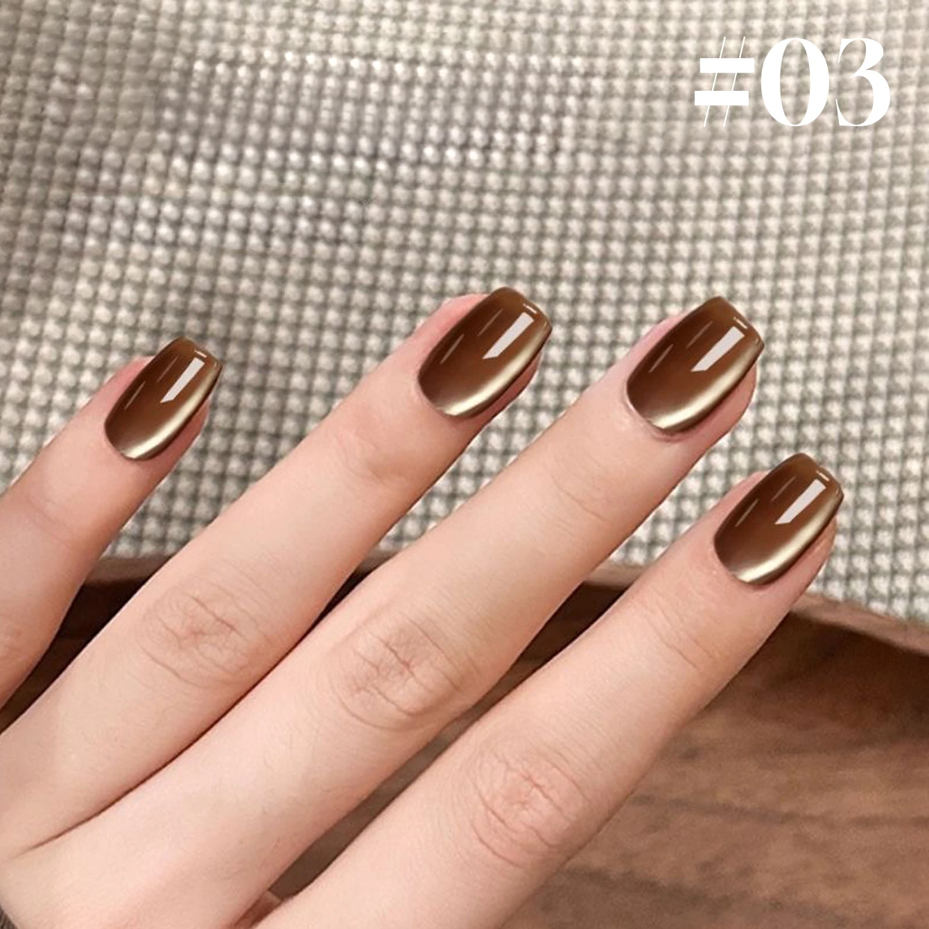 12ML 1 pièces ongles bruns 2025 nouveau Style d'automne et d'hiver blanchissant Maillard aimant oeil de chat Gel vernis à ongles fournitures pour ongles