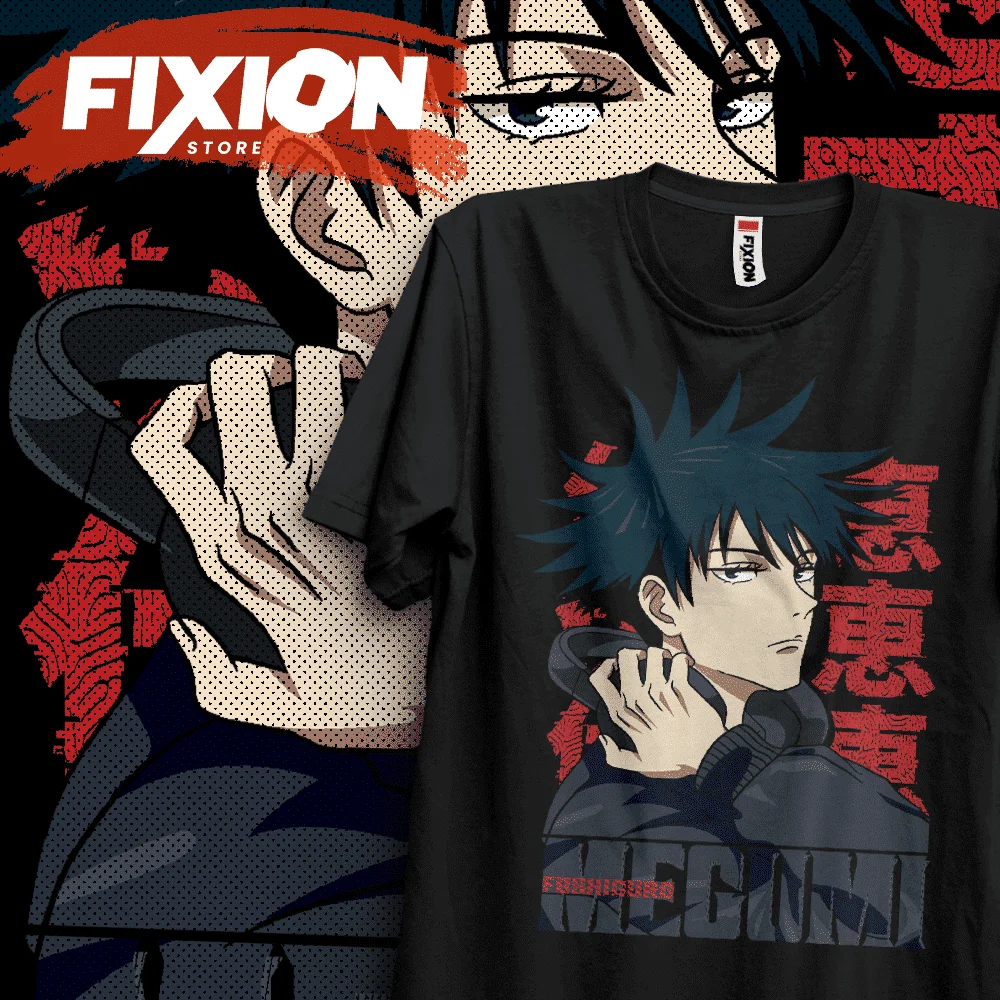 Anime T shirt Jujutsu Kaisen – Megumi E#1 [N] Manga Tee