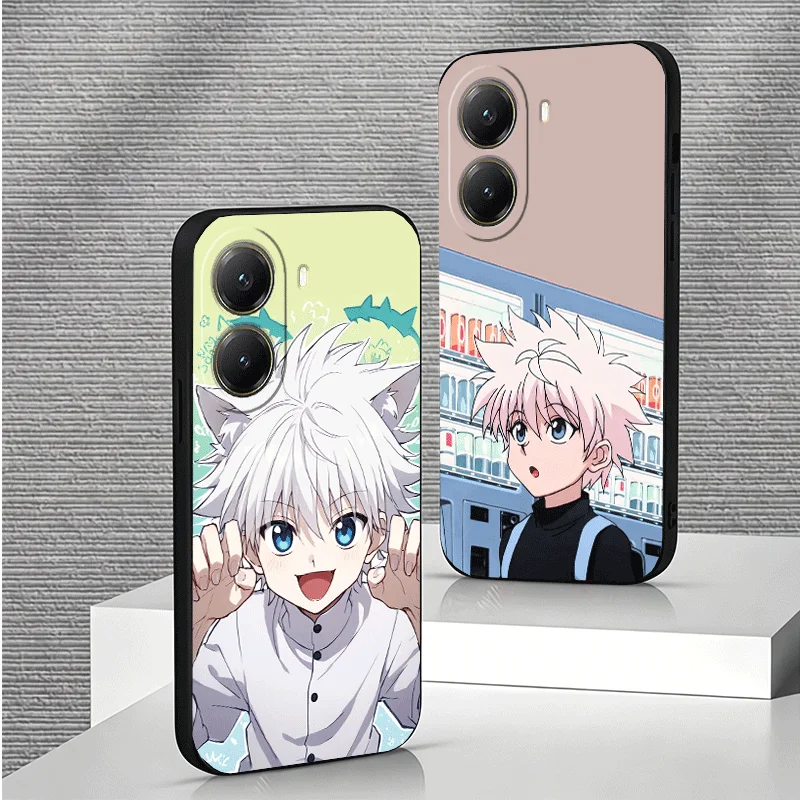Hunter X-Hunters Cute Phone Case For Xiaomi Poco X7 X8 Pro Max M8 M7 X6 X5 X4 Gt X3 Nfc M6 F8 Ultra F7 F6 Pattern Cover X7 X8 Pr