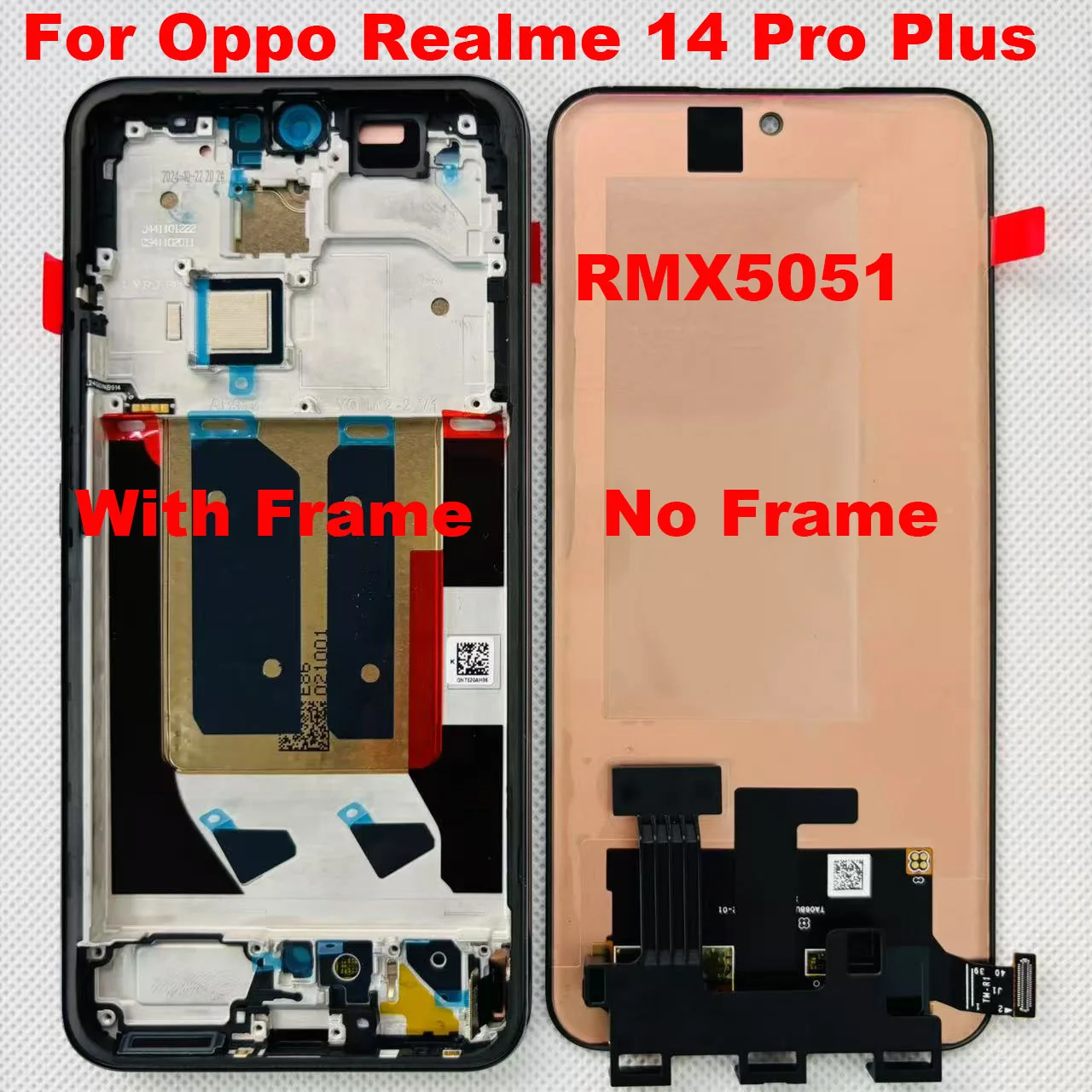 original-amoled-new-683''-for-oppo-realme-14-pro-plus-rmx5051-lcd-display-screen-touch-digitizer-with-frame-for-realme-14-pro