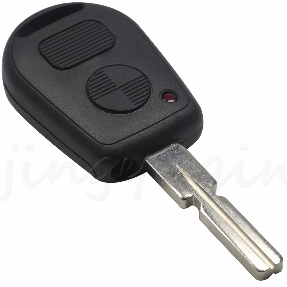 jingyuqin 2-button key cover for BMW Z3 E31 E32 E34 E36 E38 E39 E46 E46 E46 replacement car key case remote control case