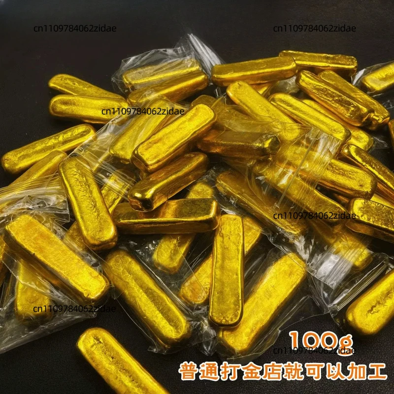 For The Raw Materials of The Sikkim Gold Bars Do Not Change Color When Exposed To Fire and Can Be Melted for Secondary Shaping.