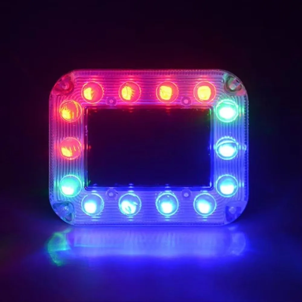 Adjustable Solar Warning Light Touch Sensor Multi-Mode Safety Flashing Light No Wiring Shockproof LED Strobe Light Night Safety view 2
