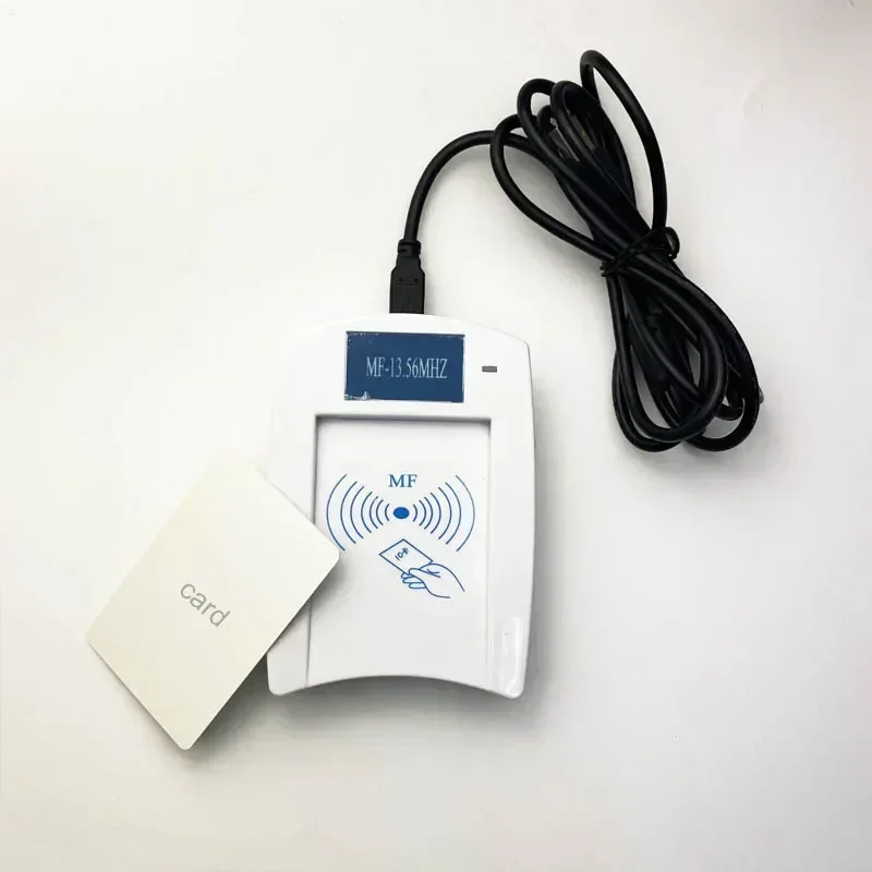جودة عالية طويلة المدى رخيصة قارئ rfid قارئ USB HF 13.56Mhz قارئ البطاقة الذكية