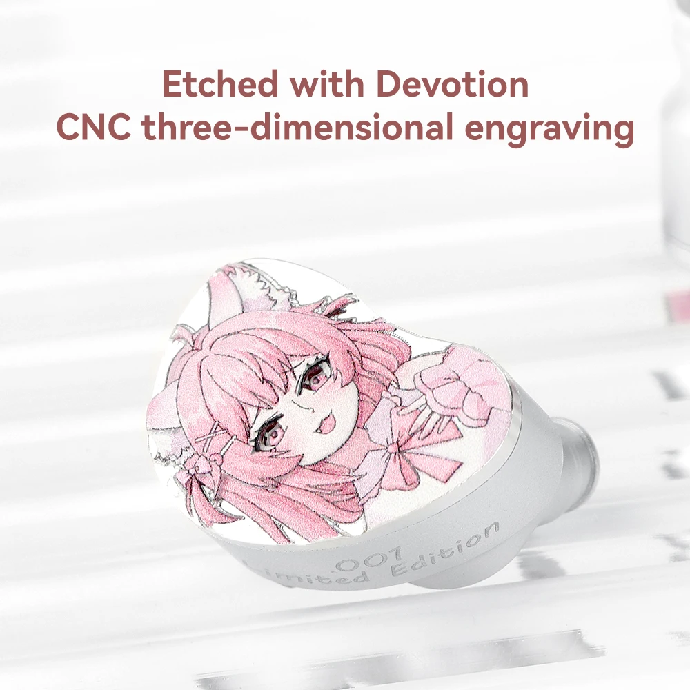 CVJ Neko In Ear 이어폰 차세대 블랙 골드 복합 다이어프램 0.78mm 2핀 커넥터 분리형 케이블 디자인