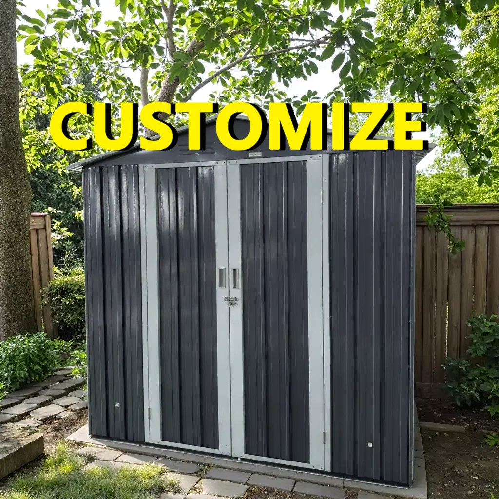 Any Size Custom Large Capacity Aluminum Alloy Outdoor Storage Cabinet Waterproof Sunproof Garden Patio Backyard Organizer