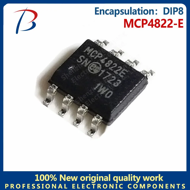 1PCS MCP4822-E In-line DIP8 digital-to-analog converter chip screen MCP4822-E