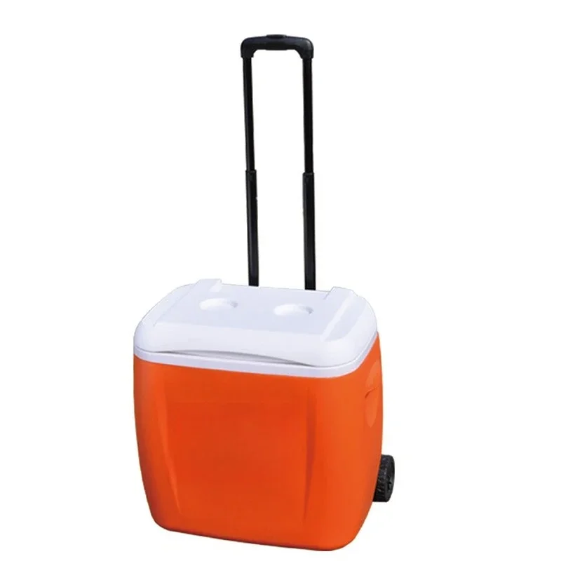 

Outdoor camping trolley insulated box, portable food cold chain takeaway box, fresh-keeping and refrigerated delivery