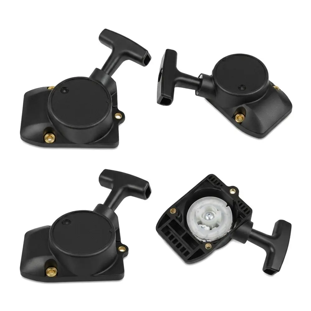 Black Pull Starter Assembly Compact ABS Recoil Starter Assembly Comfort Grip Handle Easy to Install for FS80 FS85 BG85 FS75