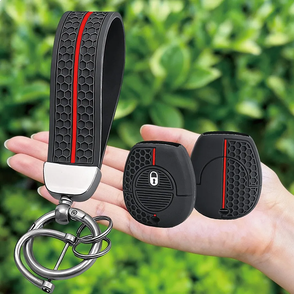 1Button Silicone Car Remote Key Fob Shell Cover Case Keychain For Nissan Navara X-Trail Almera Tino Primera Terrano Micra Patrol