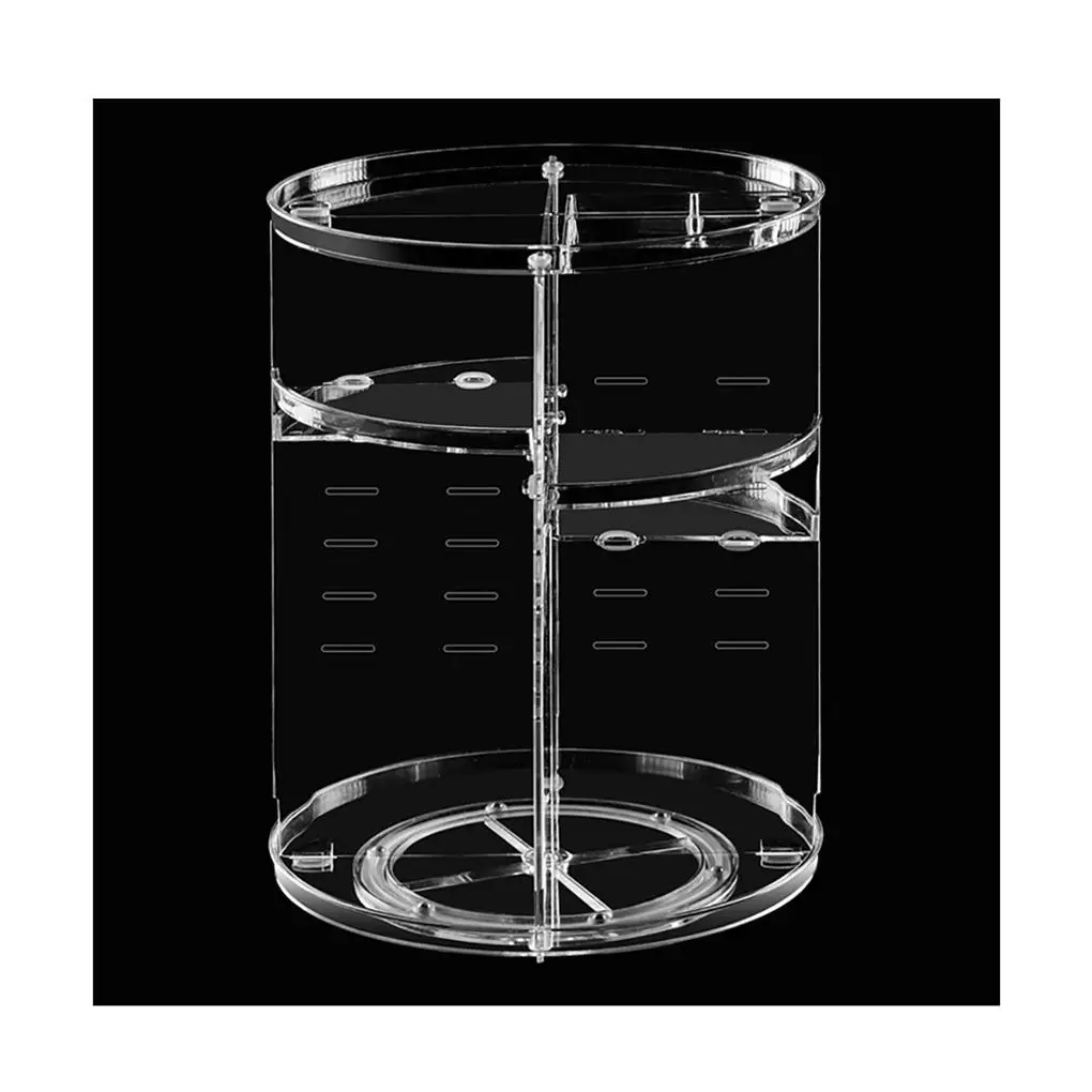

Makeup Shelf 360 Degree Dustproof Protection Cosmetic Holder for Bathroom