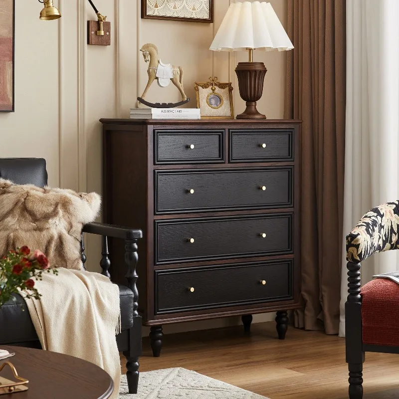 خزانة ذات أدراج من الخشب الصلب الفرنسي القديم، خزانة تخزين أمريكية صغيرة لغرفة النوم بجانب السرير، خزانة تخزين في العصور الوسطى