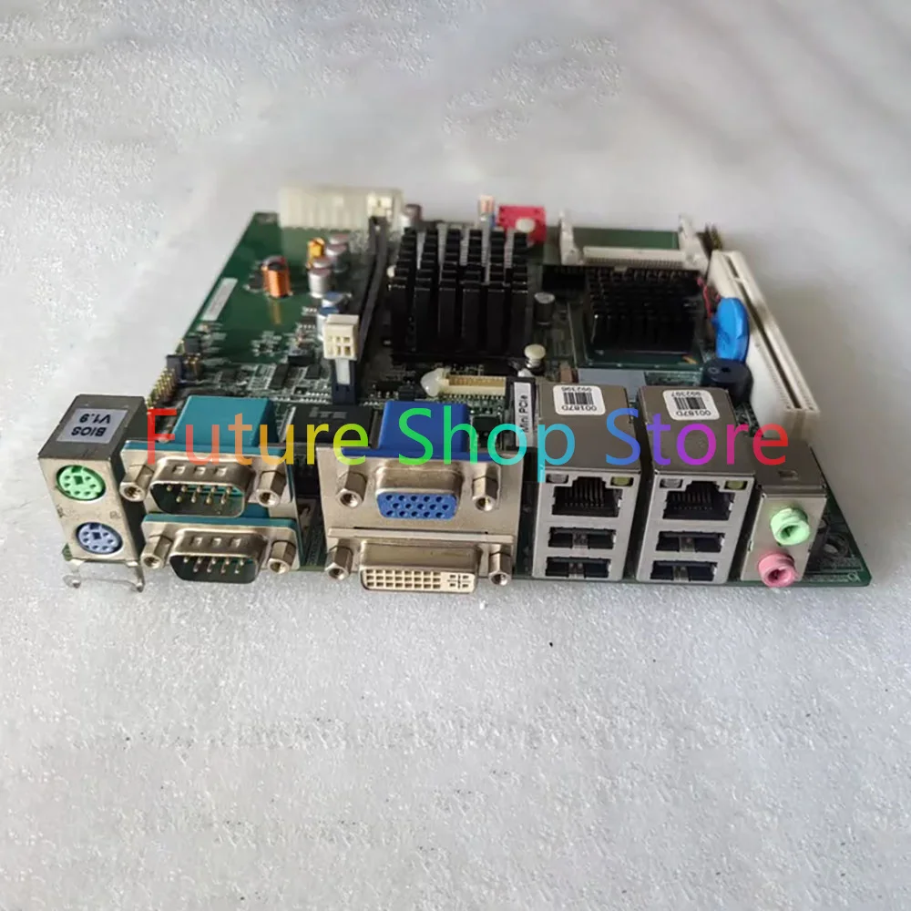 Embedded Dual Port Computer Industrial Control Motherboard KINO-945GSE-N270-R12