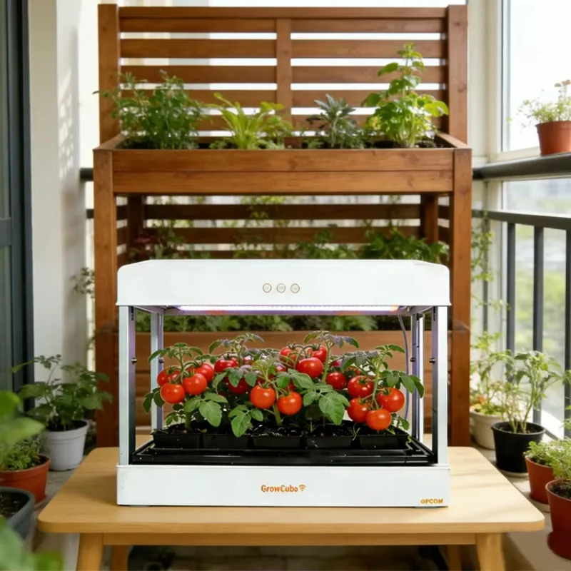Wireless Smart Hydroponic Planter, Mini Indoor LED Grow Light System for Home Vegetables & Herbs