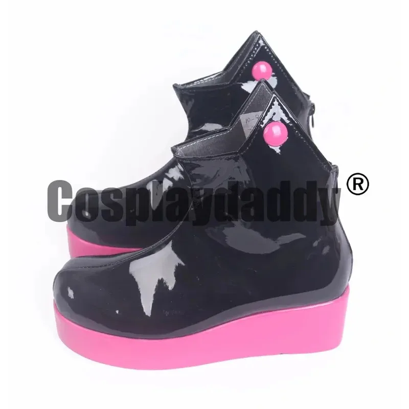 Em estoque splatoon inkling lula irmãs callie aori cosplay sapatos plataforma botas de tornozelo s008