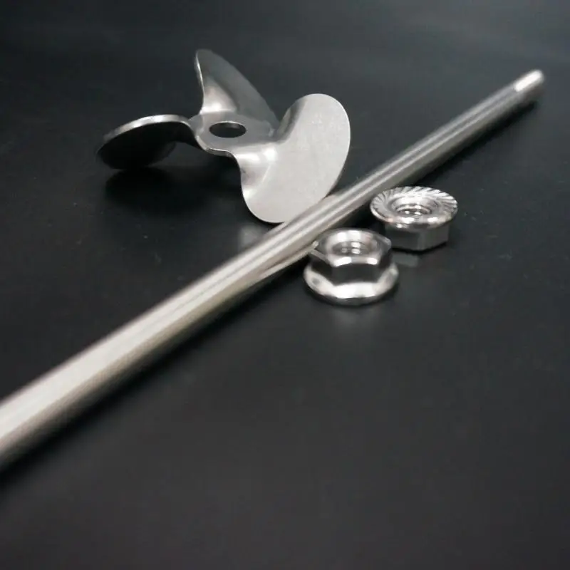 

1 шт. DIA 40/50/60/70/80/100/120 мм из нержавеющей стали 304, трехлопастное лопатка для перемешивания, лабораторное лезвие для перемешивания под углом 45 градусов